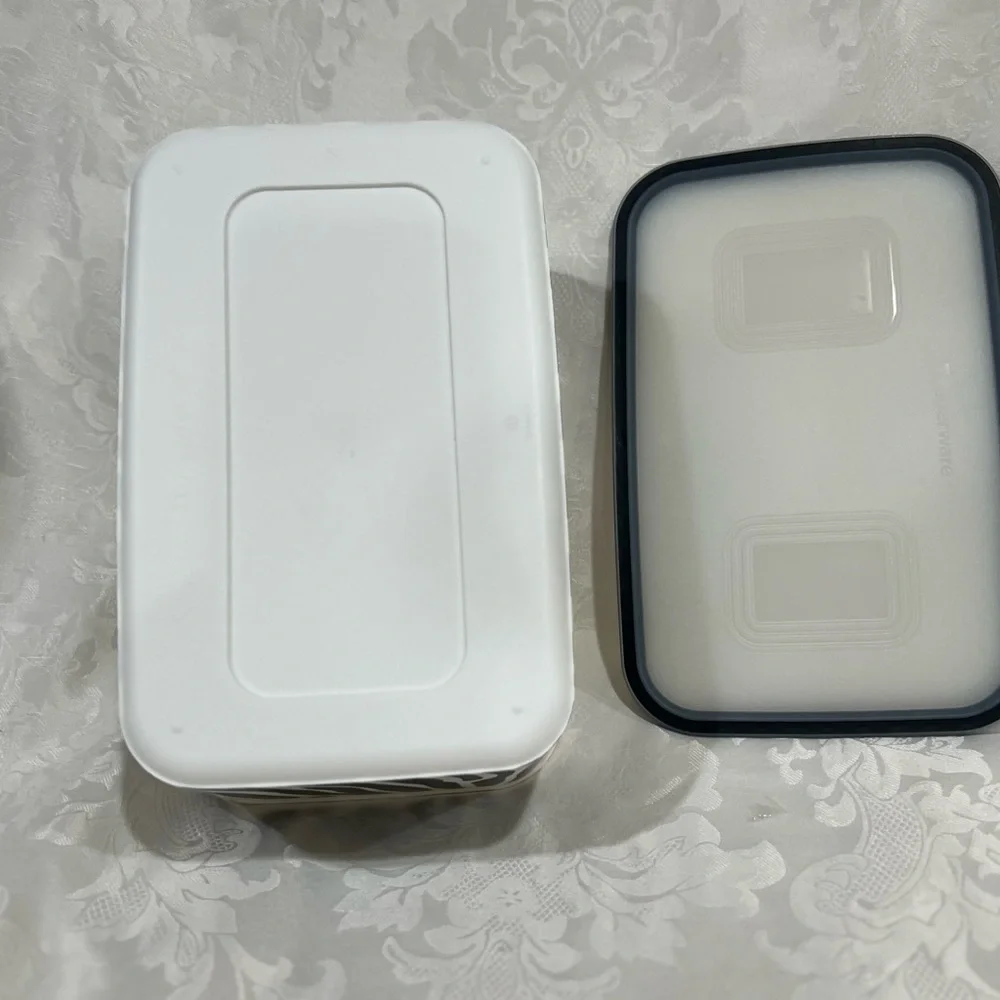NWOT Vintage Tupperware Zebra Print Rectangular Container Special Edition